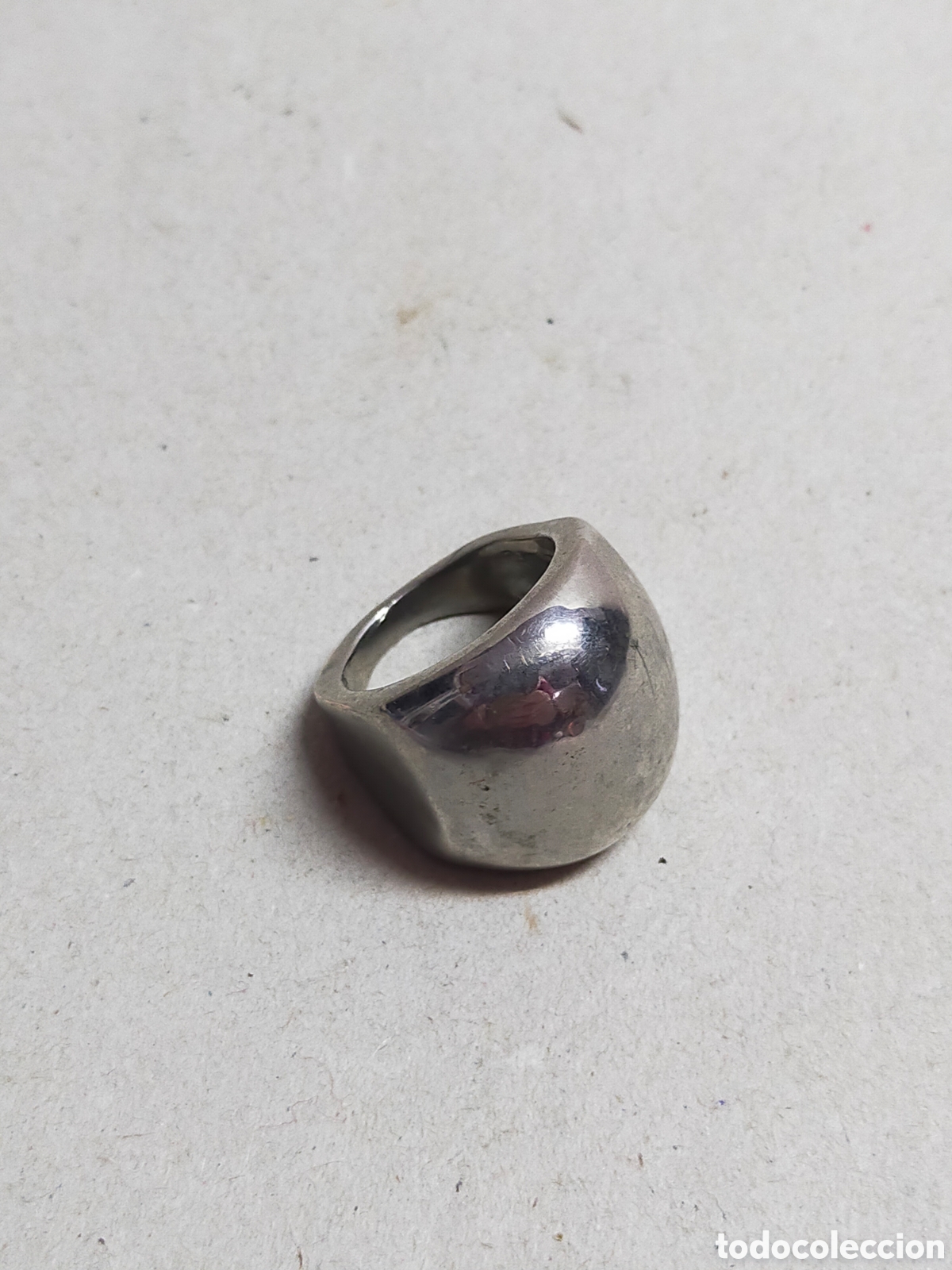 Joyeria: ANILLO DE METAL PLATEADO. - Foto 1