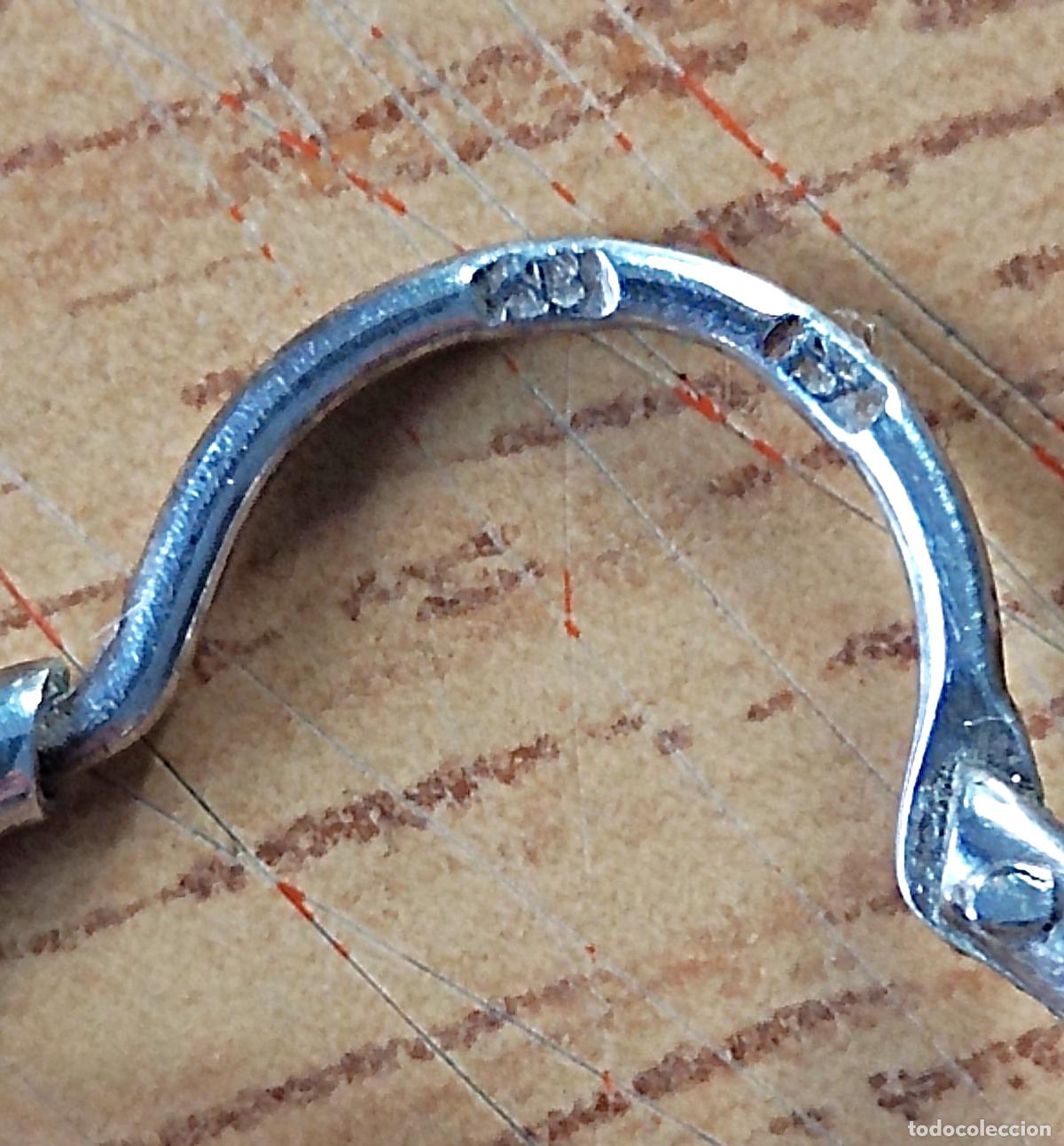 Joyeria: Pendientes de aro, plata de ley. - Foto 2