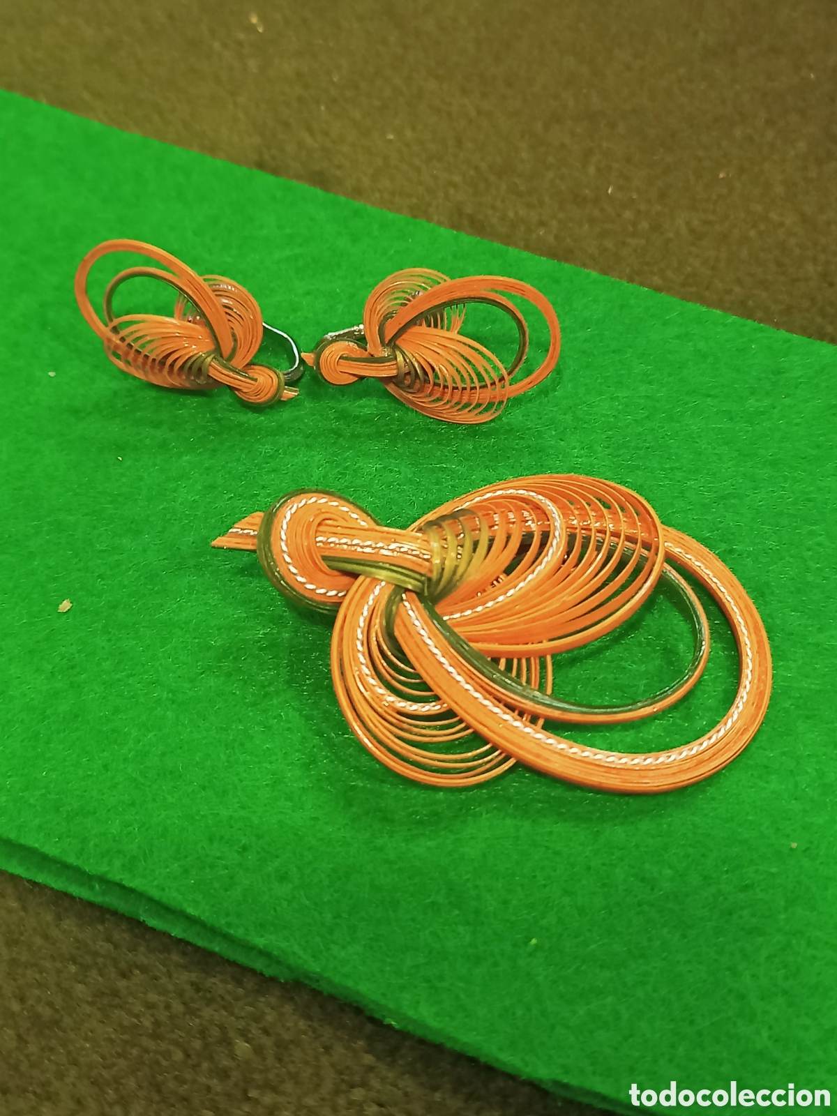 Joyeria: Conjunto de broche y pendientes. REF-1234 - Foto 1