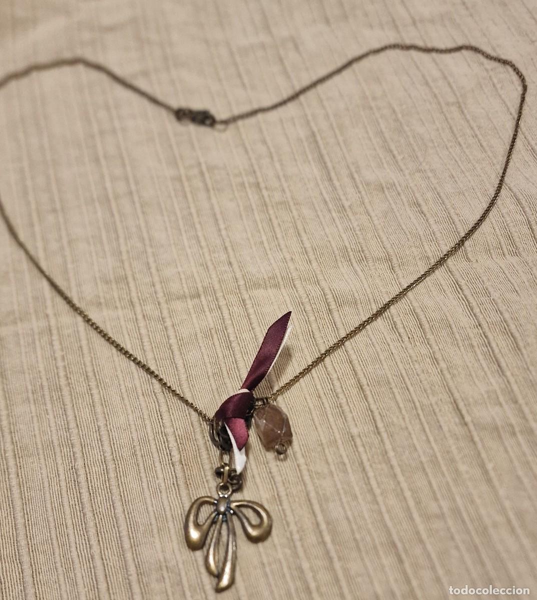 Joyeria: collar dorado con abalorios - Foto 1