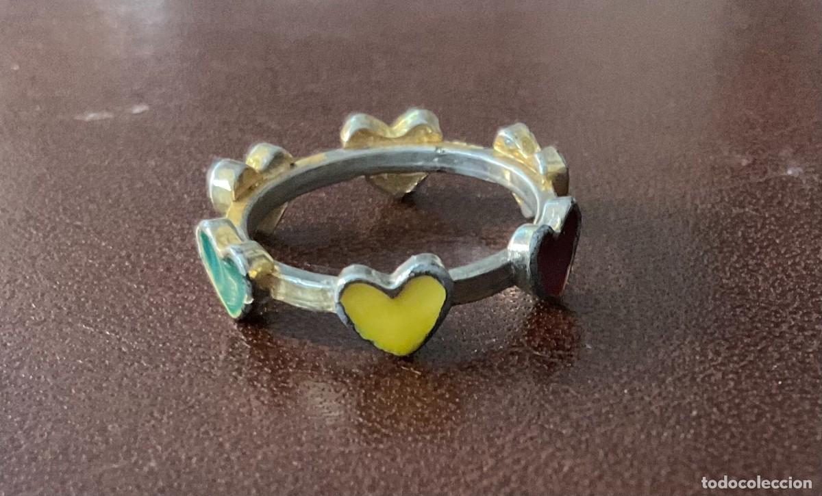 Joyeria: Anillo dorado con corazones - Foto 6