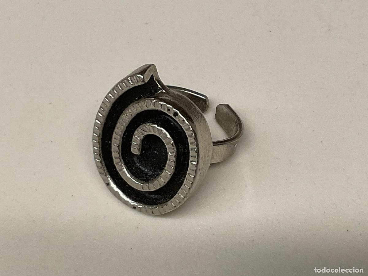 Joyeria: Anillo de metal con espiral - Foto 2