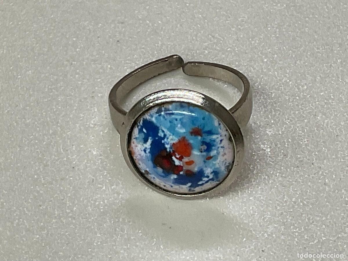 Joyeria: Anillo vintage de metal y esmalte - Foto 1