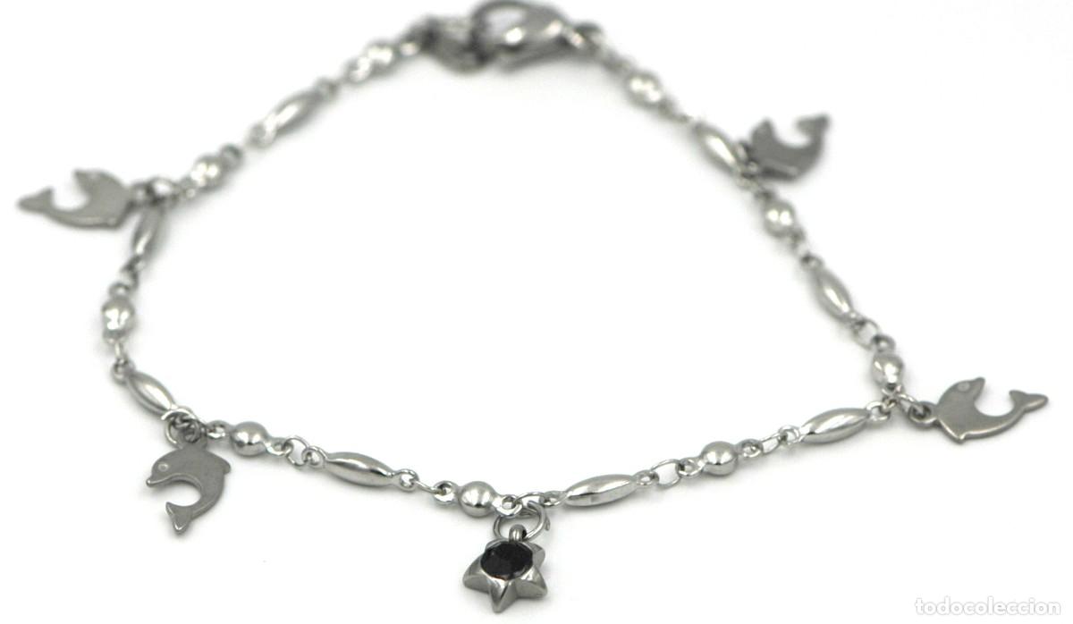 Joyeria: Pulsera delfines acero - Foto 1