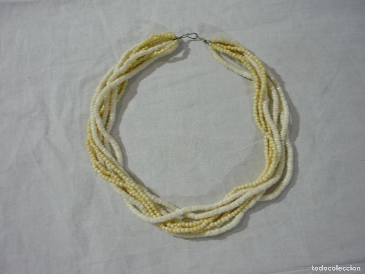 Joyeria: Collar de hueso y concha 7 hilos - Foto 2