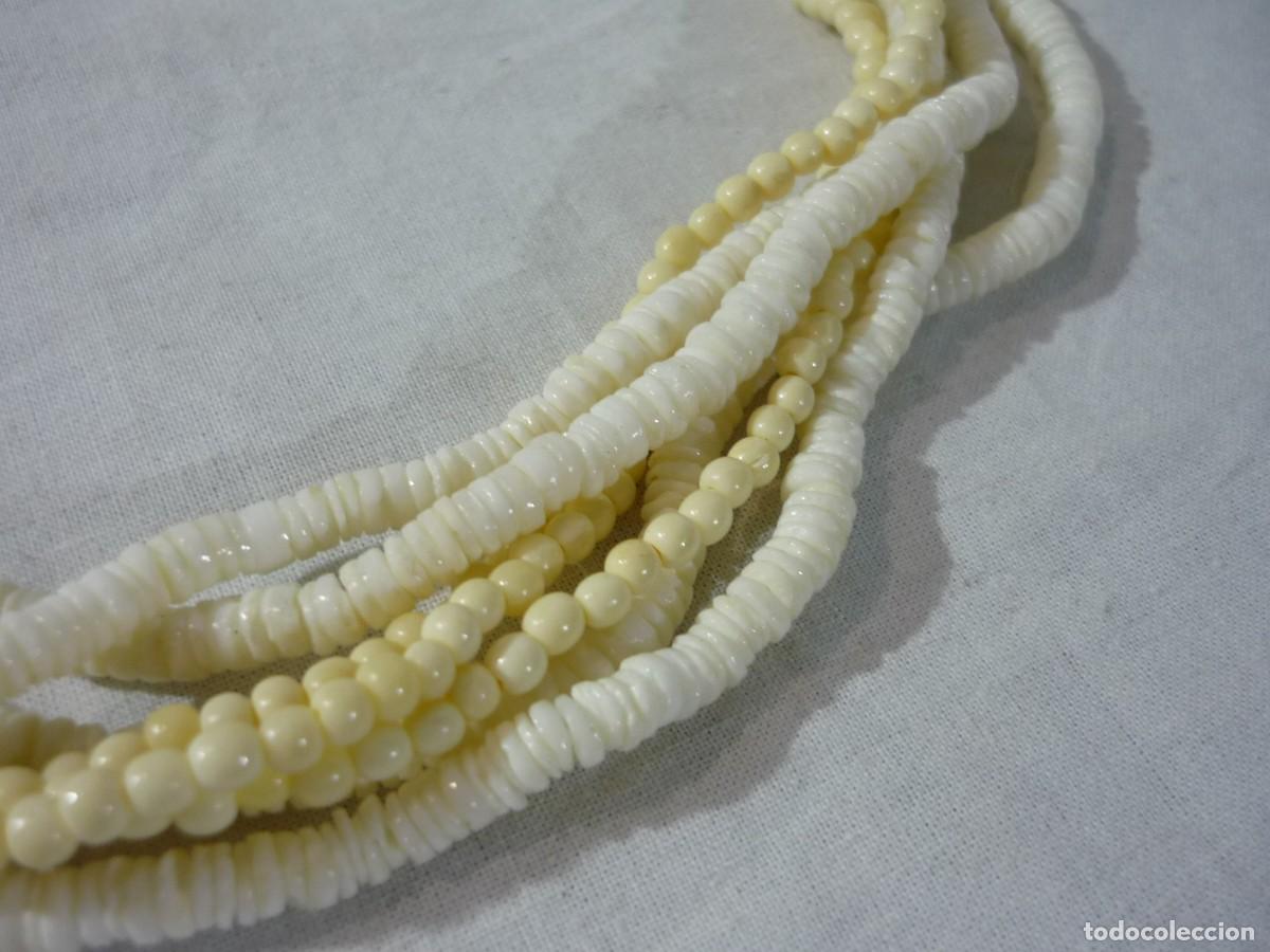 Joyeria: Collar de hueso y concha 7 hilos - Foto 5