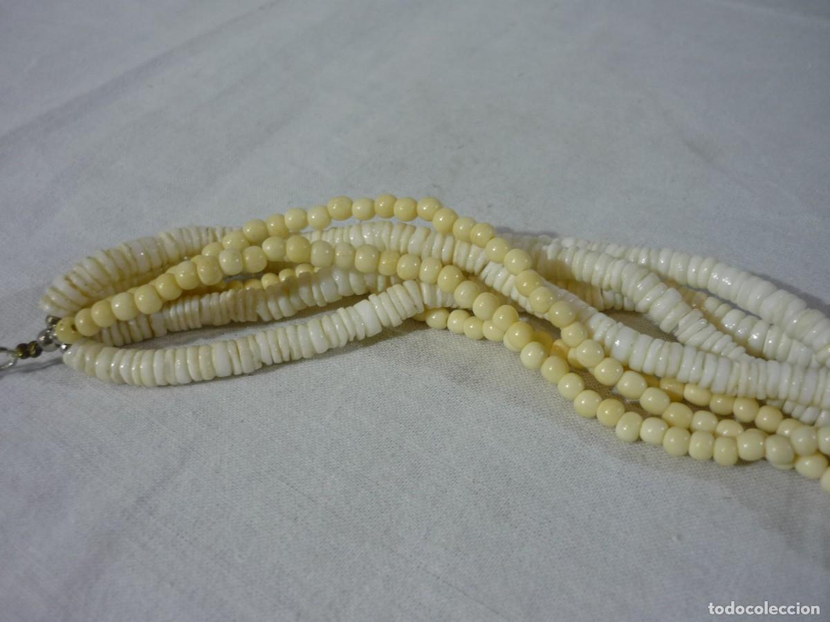 Joyeria: Collar de hueso y concha 7 hilos - Foto 6
