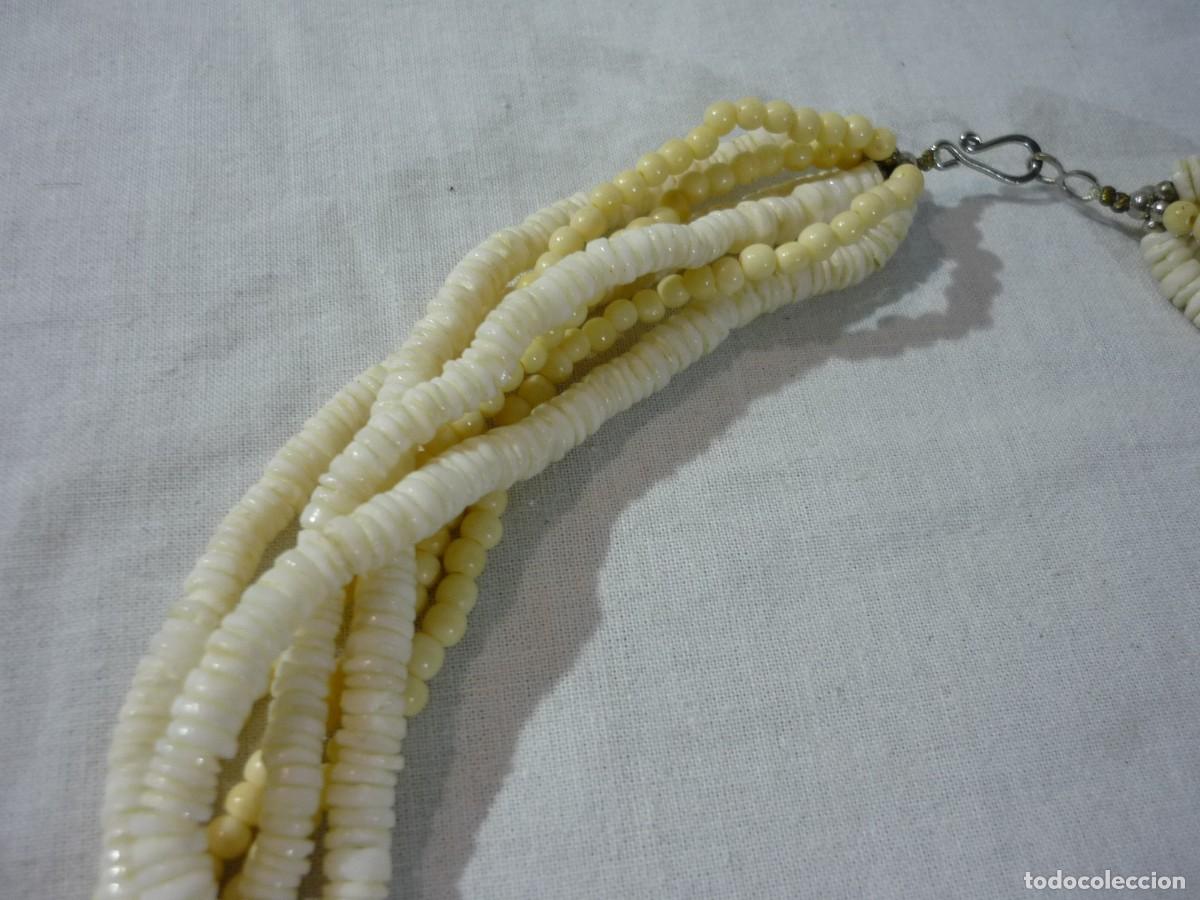 Joyeria: Collar de hueso y concha 7 hilos - Foto 7
