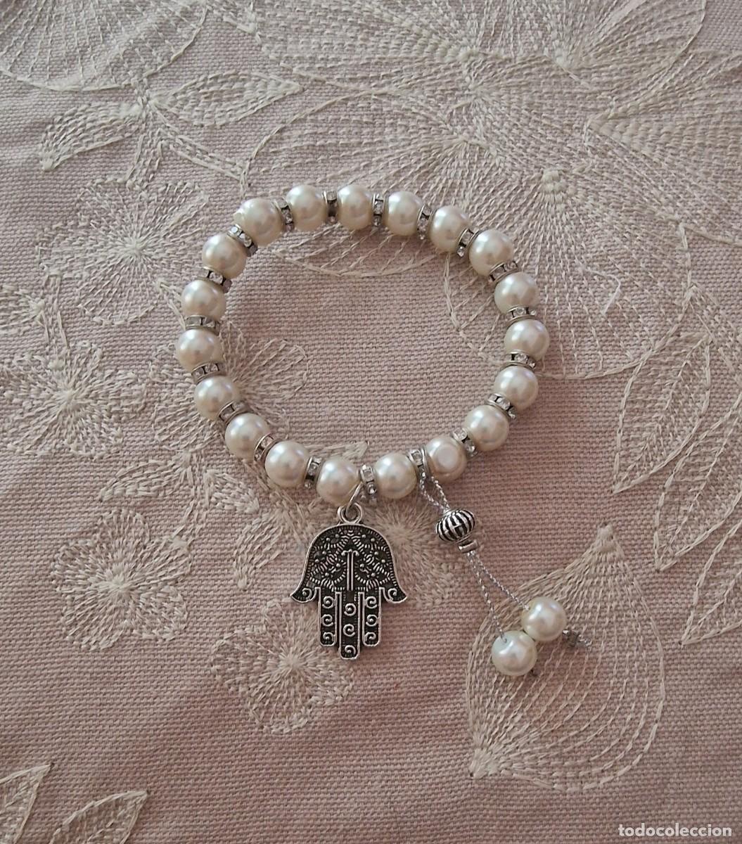 Joyeria: pulsera de perlas con mano de F&aacute;tima - Foto 1