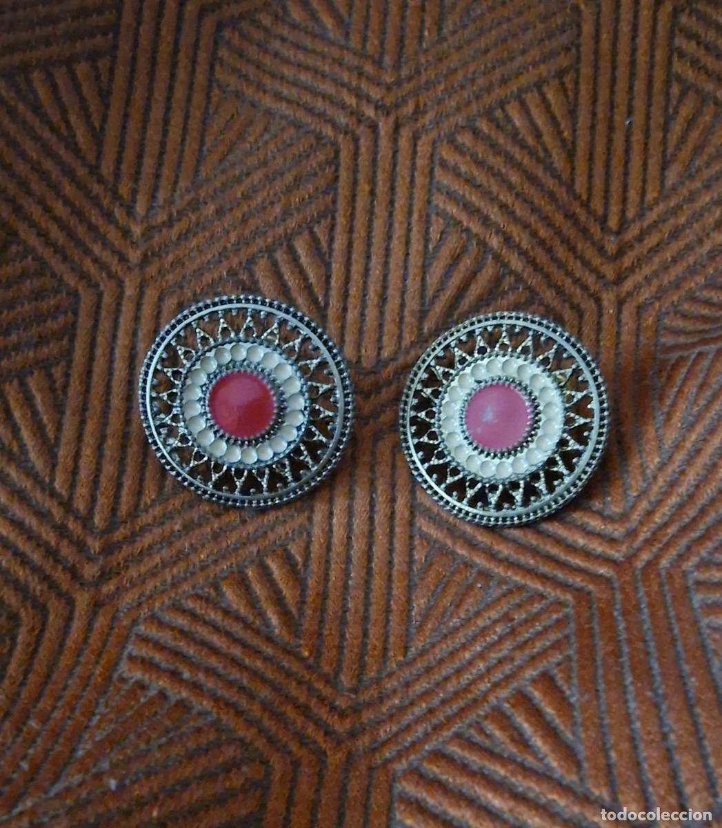 Joyeria: pendientes redondos antiguos - Foto 1