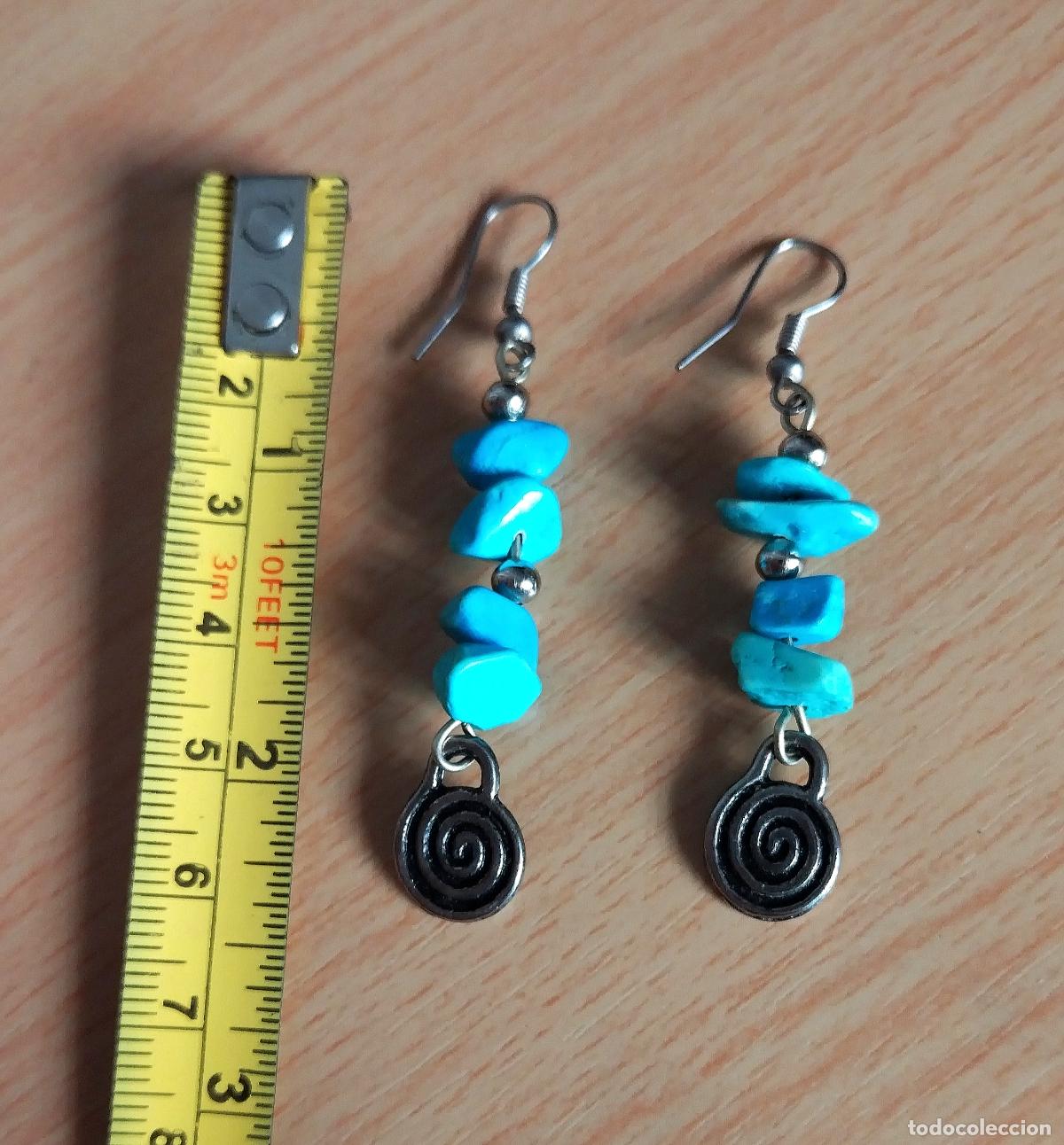 Joyeria: Pendientes con piedras azules - Foto 2