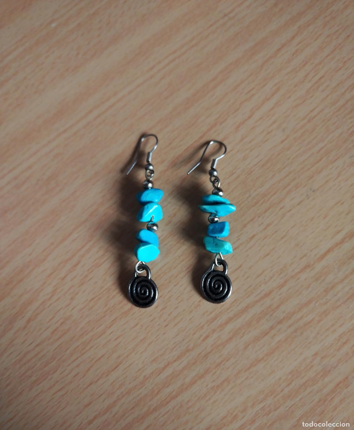 Joyeria: Pendientes con piedras azules - Foto 3