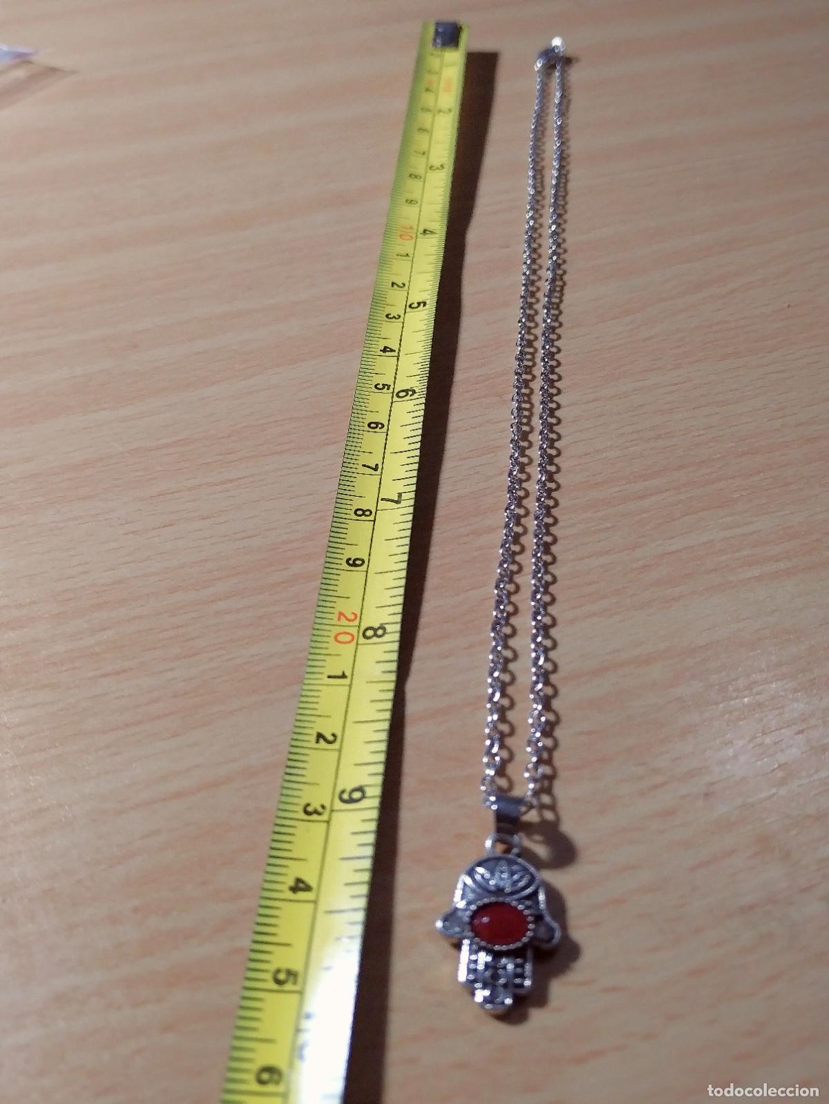 Joyeria: Colgante, plateado, mano de F&aacute;tima con cadena. - Foto 3