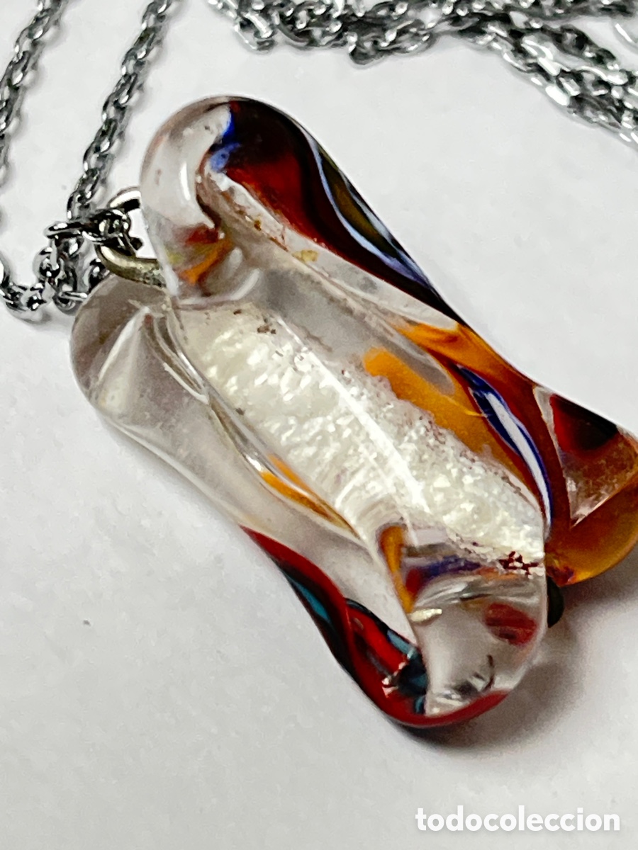 Joyeria: CADENA CON COLGANTE DE CRISTAL DE MURANO /CC130 - Foto 3