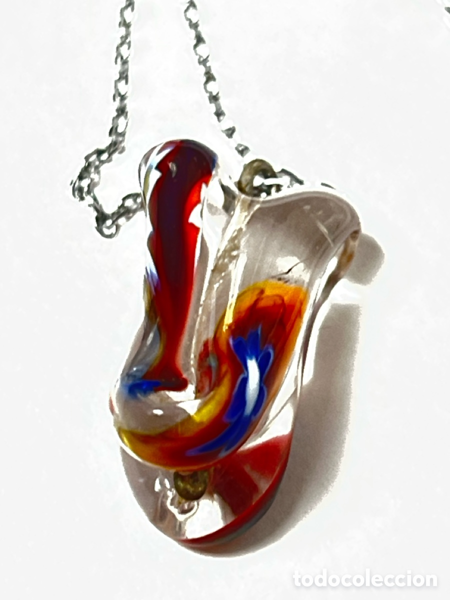 Joyeria: CADENA CON COLGANTE DE CRISTAL DE MURANO /CC130 - Foto 4