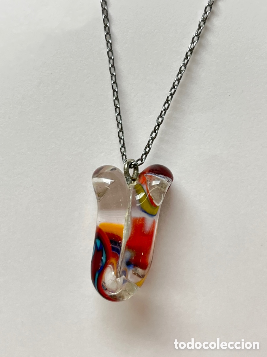 Joyeria: CADENA CON COLGANTE DE CRISTAL DE MURANO /CC130 - Foto 2