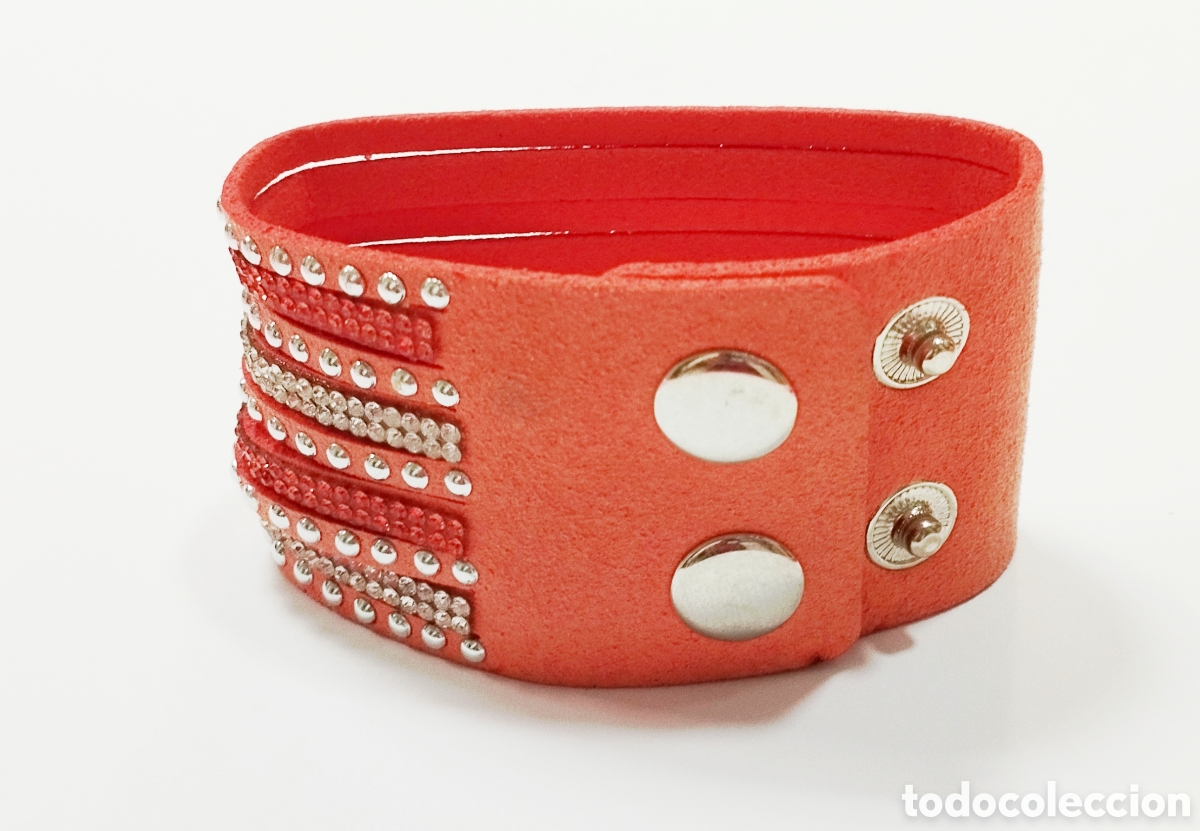 Joyeria: Pulsera color naranja con strass, A&ntilde;o 2000, Nueva - Foto 3