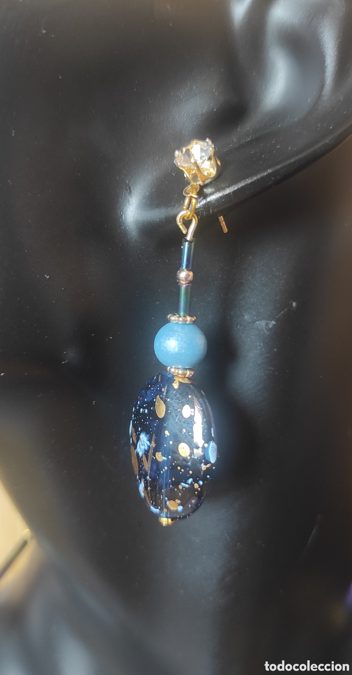 Joyeria: &iexcl;&iexcl;&iexcl;VENDIDO!!! Conjunto artesanal azul - Foto 2