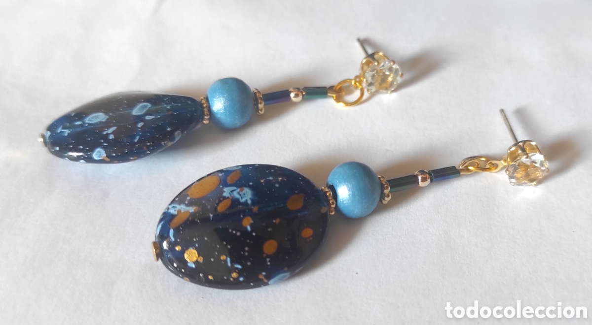 Joyeria: &iexcl;&iexcl;&iexcl;VENDIDO!!! Conjunto artesanal azul - Foto 3
