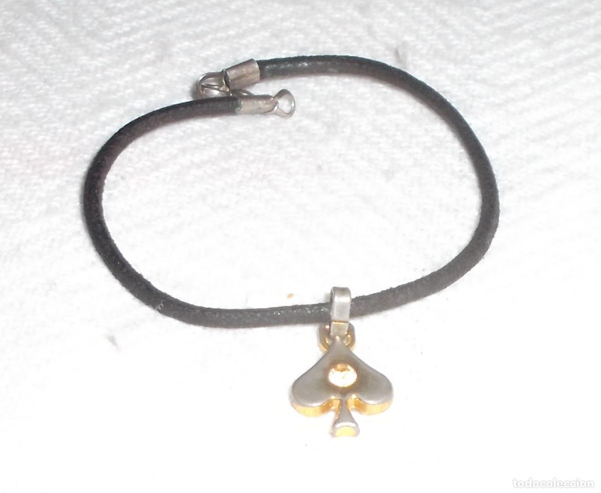 Joyeria: pulsera con cordon y un corazon - Foto 1