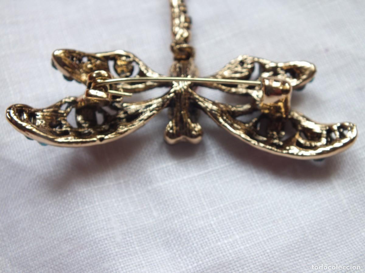 Joyeria: BROCHE O ALFILER LIBELULA CON PEDRER&Iacute;A - Foto 7