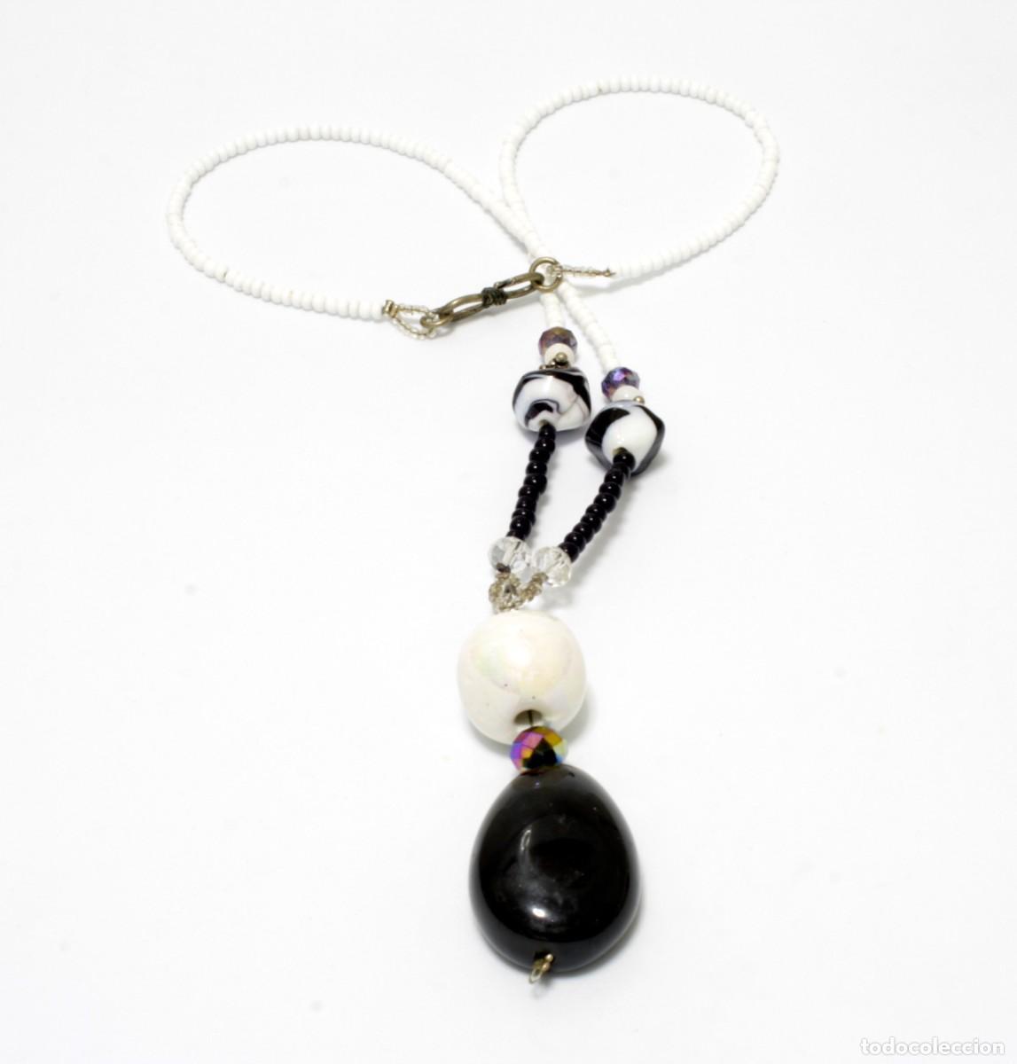 Joyeria: COLLAR VINTAGE, COMBINACI&Oacute;N DE BLANCOS Y NEGROS - Foto 2