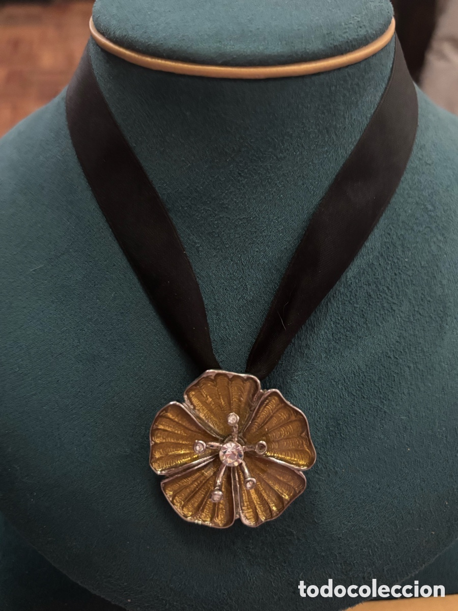 Joyeria: Gargantilla de lazo negro - Foto 1