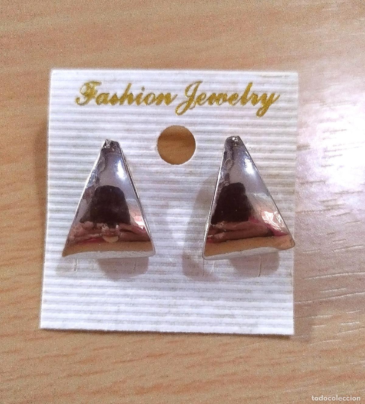 Joyeria: Pendientes plateados de bisuter&iacute;a. - Foto 6