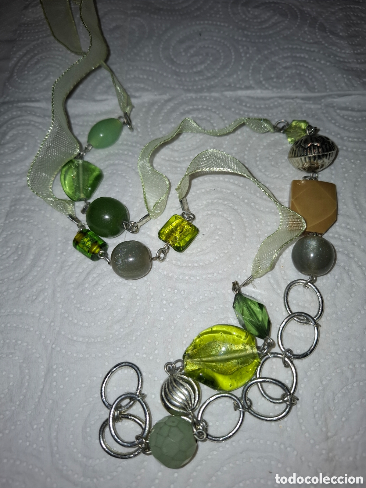 Joyeria: Collar en varios tonos verdes - Foto 1