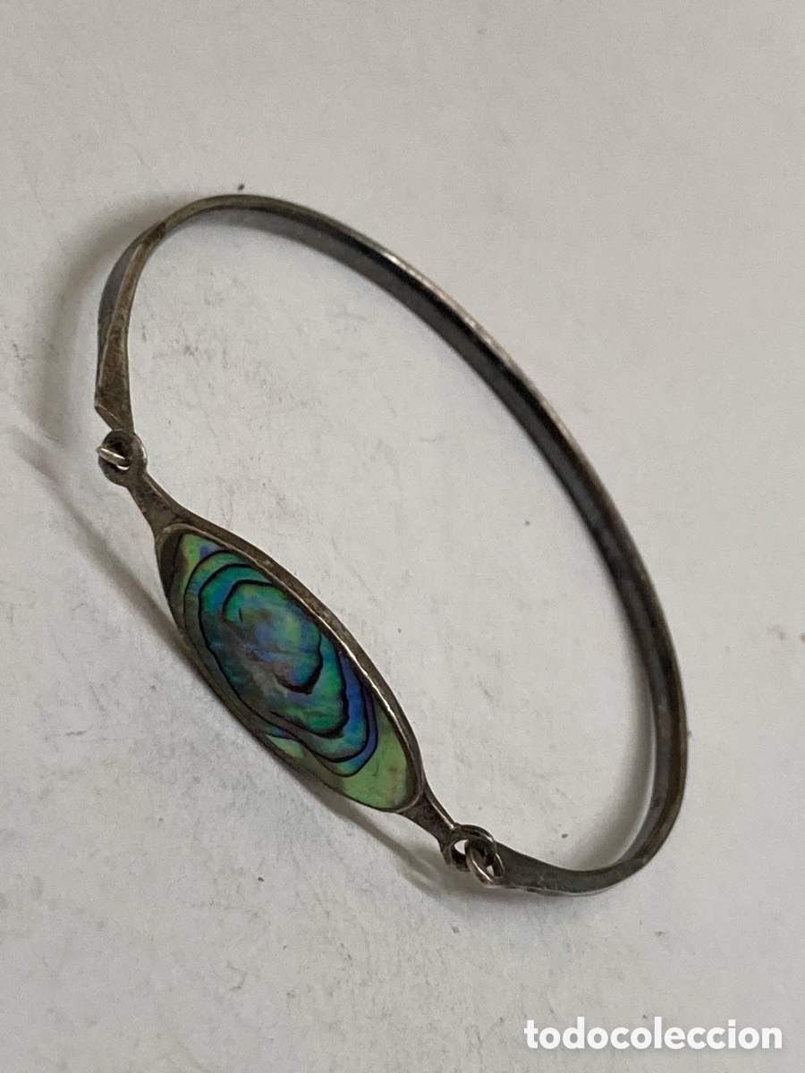 Joyeria: Pulsera de plata y n&aacute;car Pul265 - Foto 1