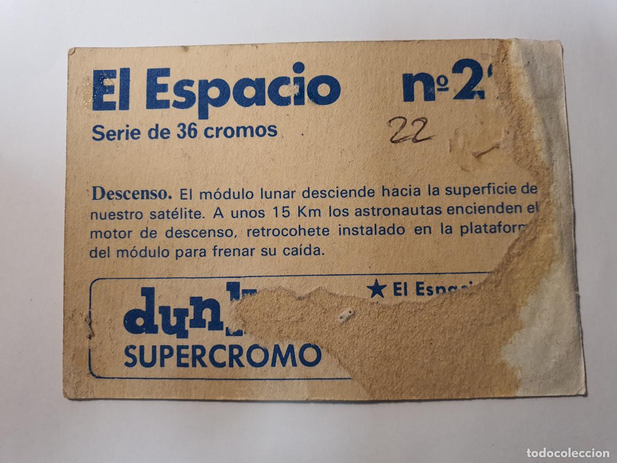 Joyeria: CROMO DUNKIN SUPERCROMO -- EL ESPACIO -- N&ordm; 22 - Foto 2