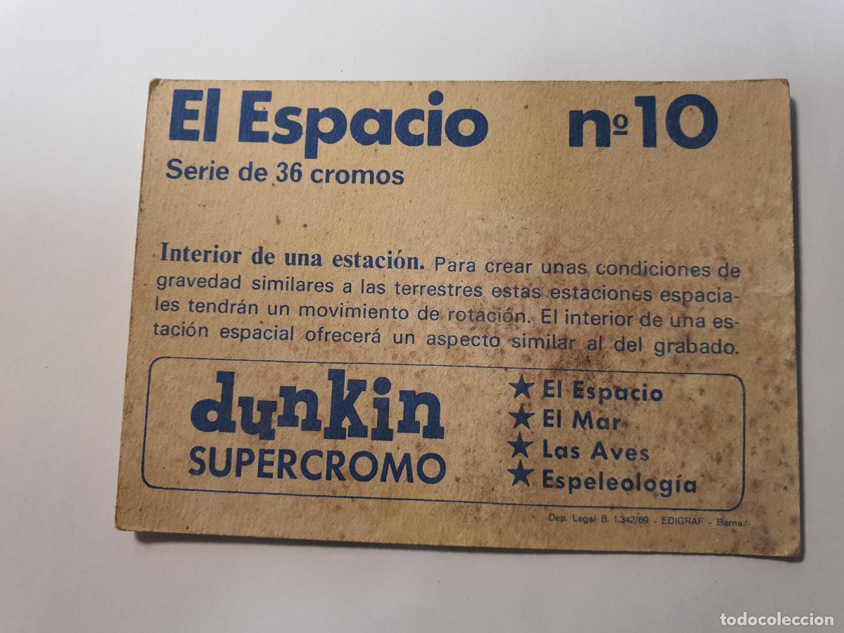 Joyeria: CROMO DUNKIN SUPERCROMO -- EL ESPACIO -- N&ordm; 10 - Foto 2