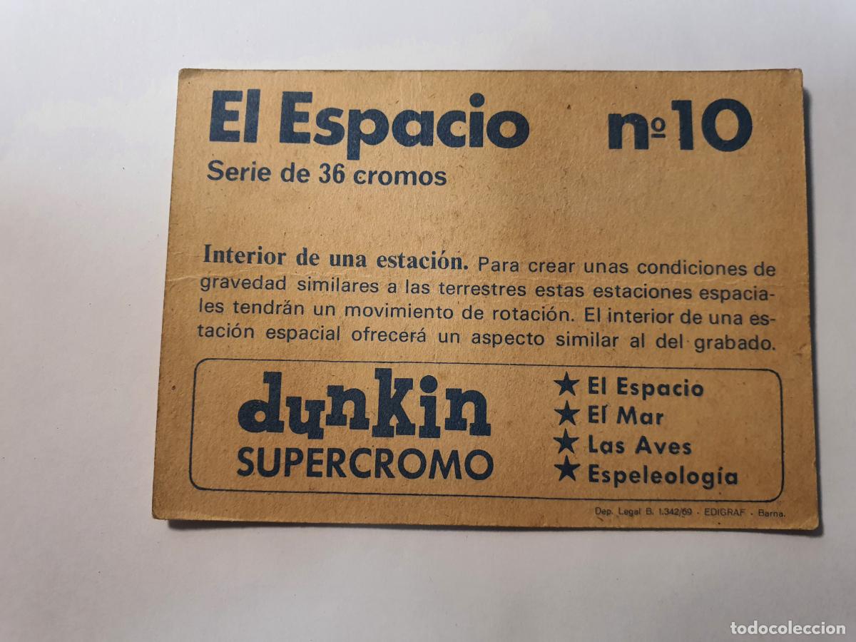 Joyeria: CROMO DUNKIN SUPERCROMO -- EL ESPACIO -- N&ordm; 10 - Foto 2