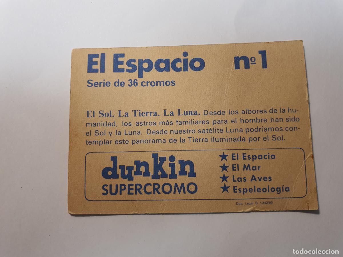 Joyeria: CROMO DUNKIN SUPERCROMO -- EL ESPACIO -- N&ordm; 1 - Foto 2