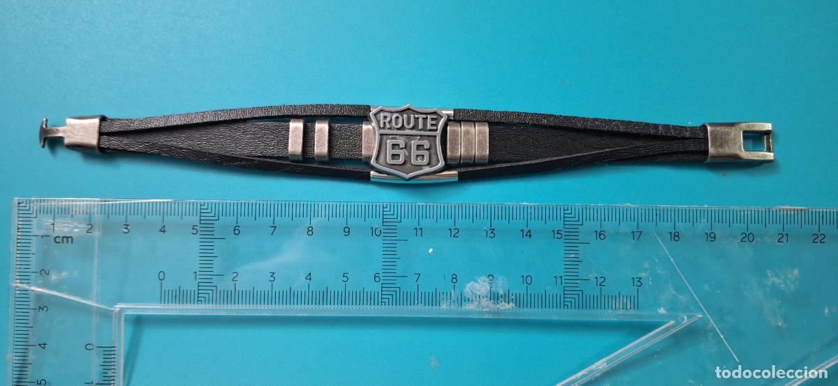 Joyeria: Pulsera brazalete de la Ruta 66. - Foto 2