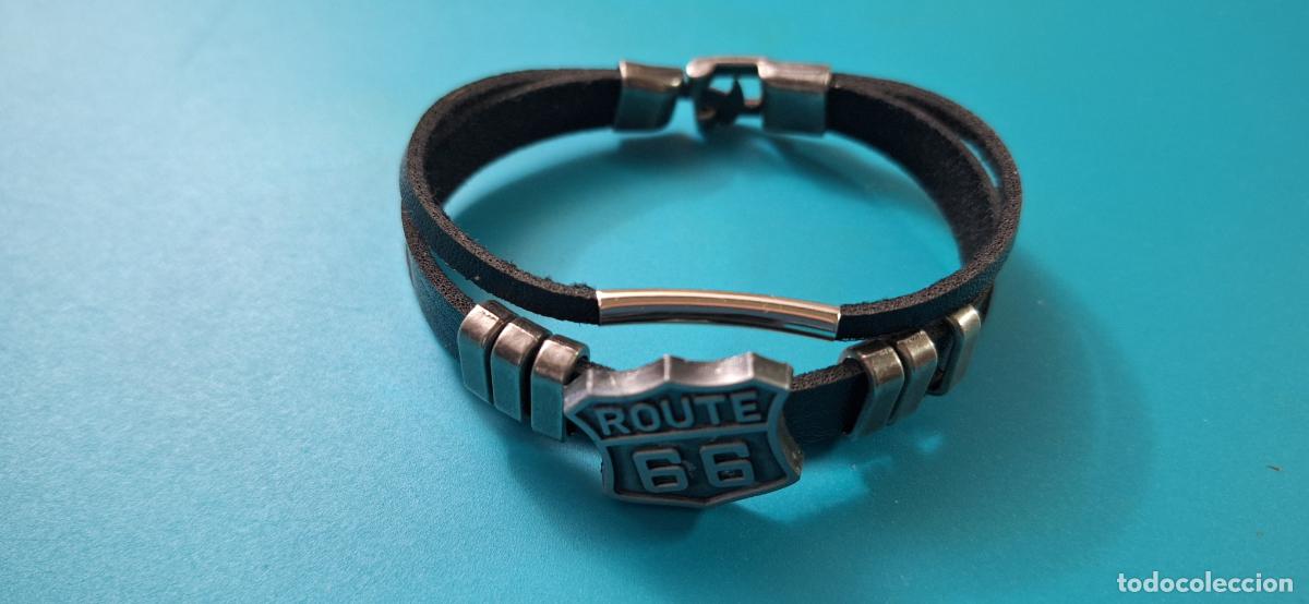 Joyeria: Pulsera brazalete de la Ruta 66. - Foto 6
