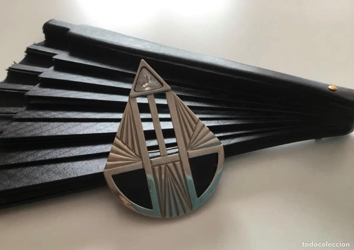 Joyeria: BROCHE ESTILO ART DECO CON CRISTAL TRIANGULAR - Foto 3