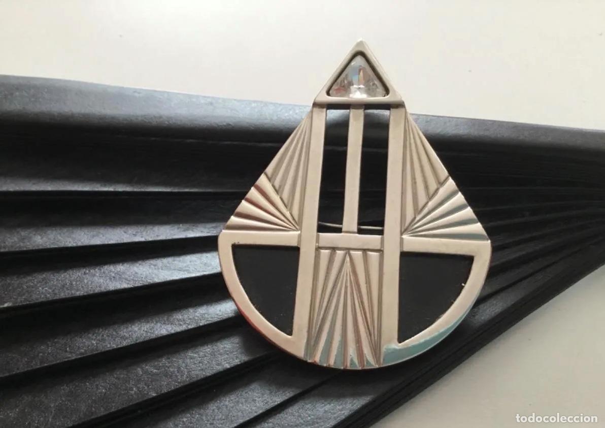 Joyeria: BROCHE ESTILO ART DECO CON CRISTAL TRIANGULAR - Foto 4
