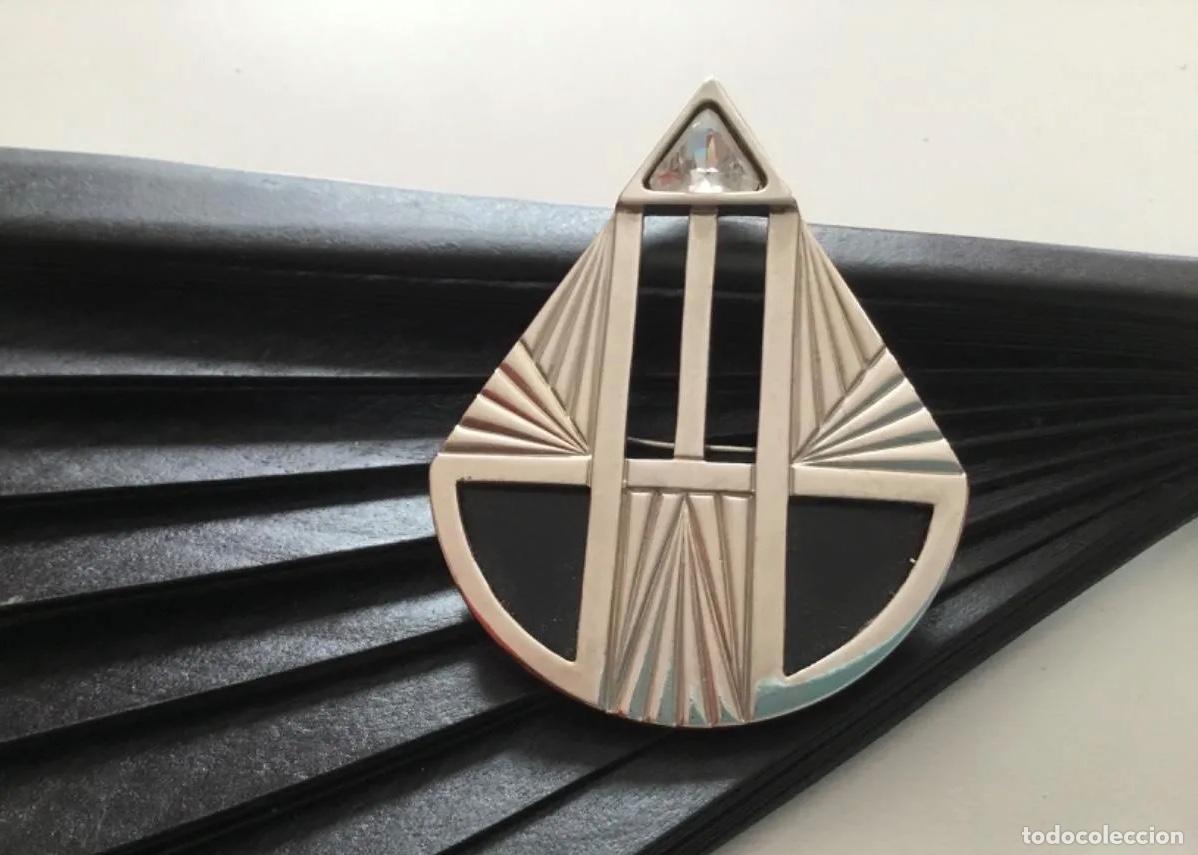 Joyeria: BROCHE ESTILO ART DECO CON CRISTAL TRIANGULAR - Foto 5