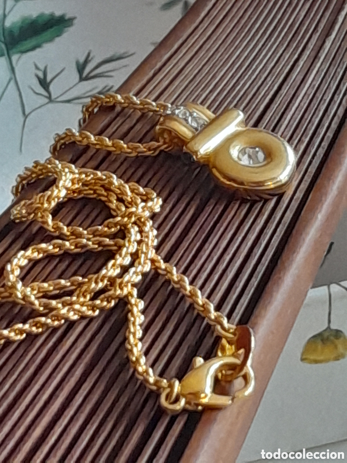 Joyeria: GARGANTILLA CHAPADA CON CABUZON.LATERAL Y CRISTAL - Foto 1