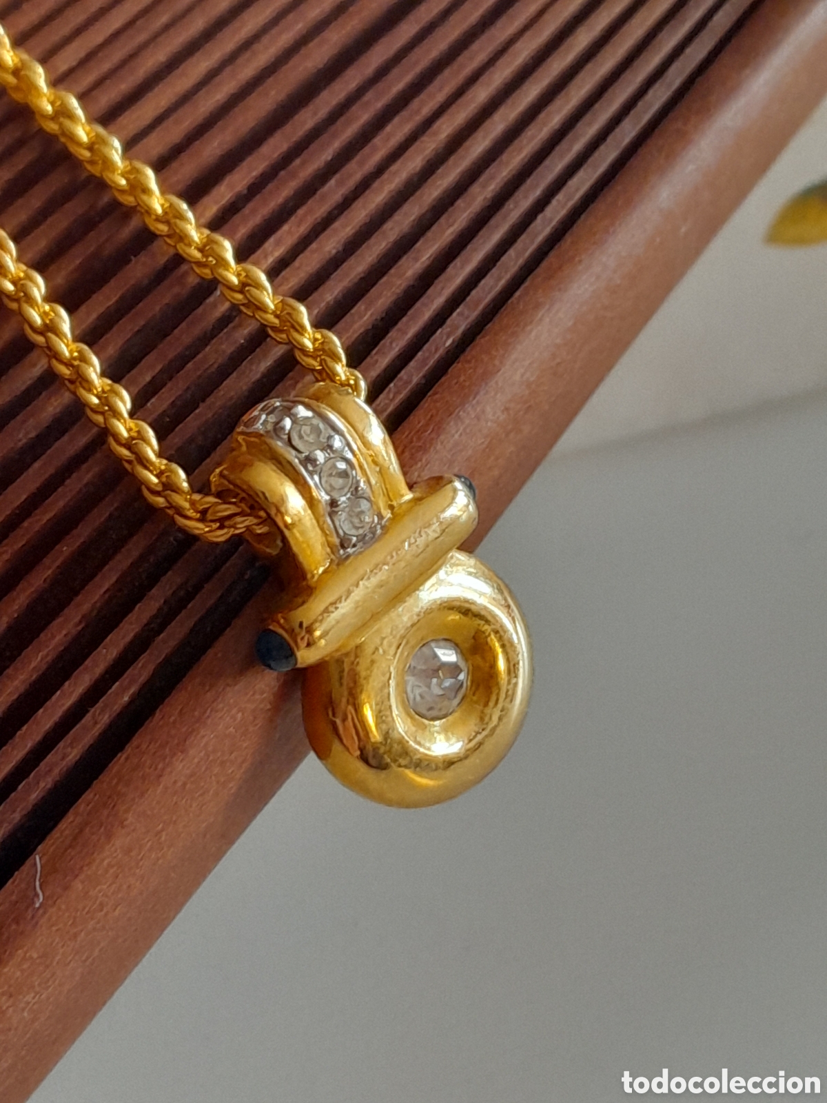 Joyeria: GARGANTILLA CHAPADA CON CABUZON.LATERAL Y CRISTAL - Foto 5