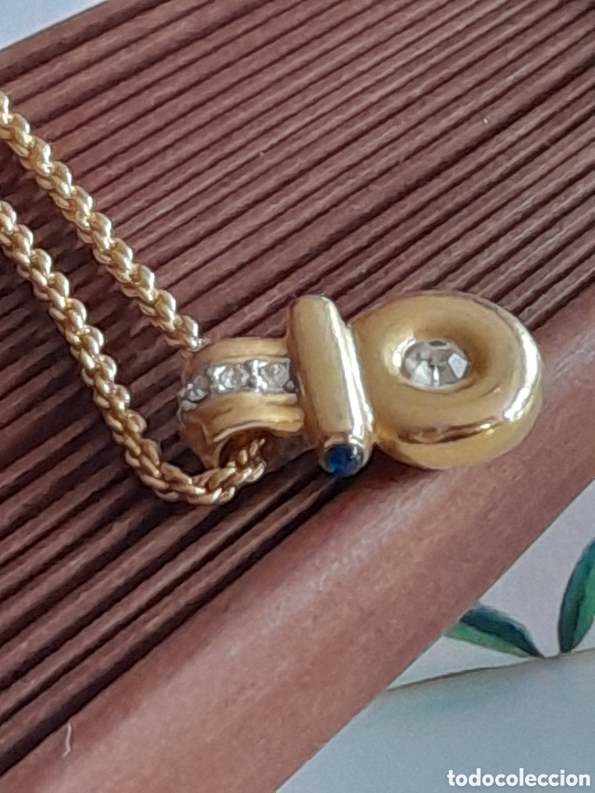 Joyeria: GARGANTILLA CHAPADA CON CABUZON.LATERAL Y CRISTAL - Foto 2