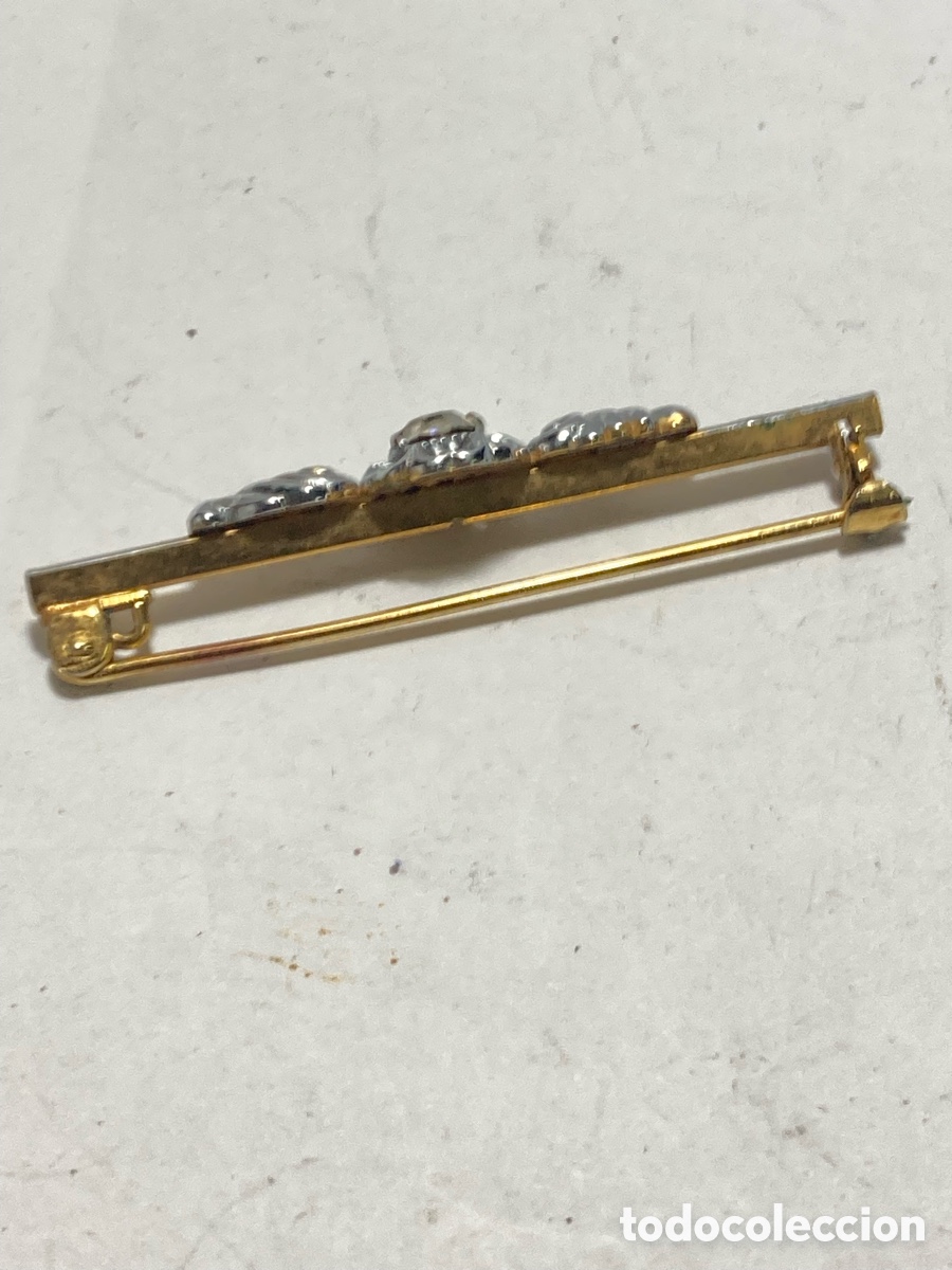 Joyeria: Broche vintage Chapado oro B-168 - Foto 2