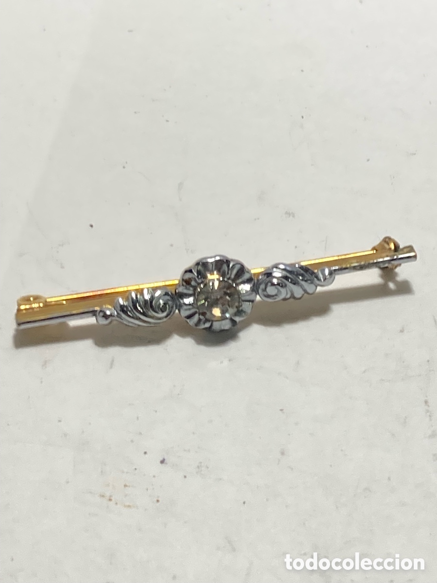 Joyeria: Broche vintage Chapado oro B-168 - Foto 1