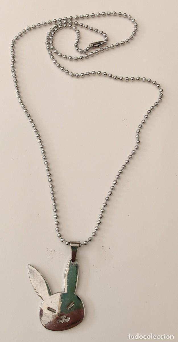 Joyeria: Collar acero inoxidable. Conejo. - Foto 2