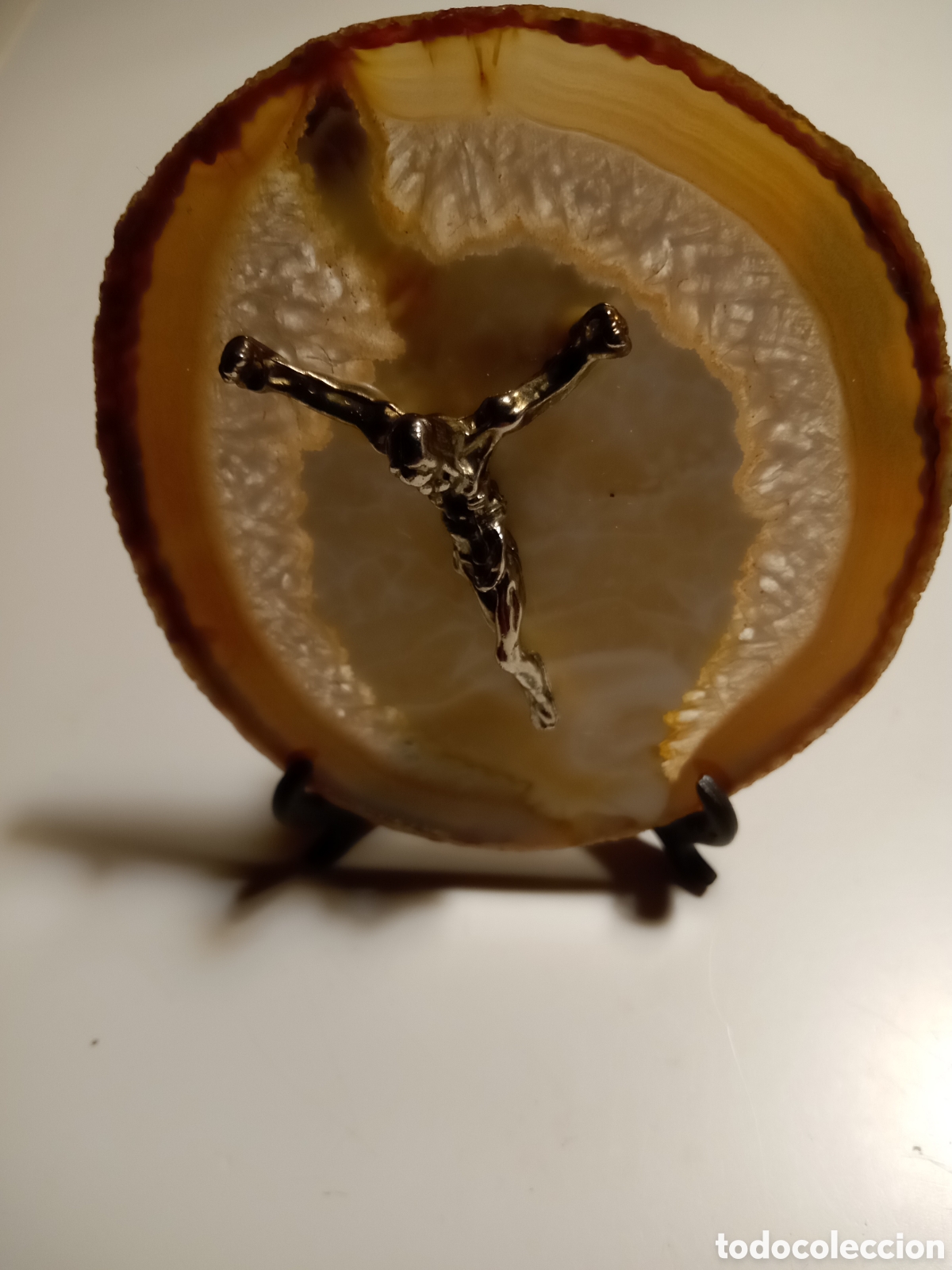 Joyeria: Cristo de Dali, sobre onice. - Foto 2