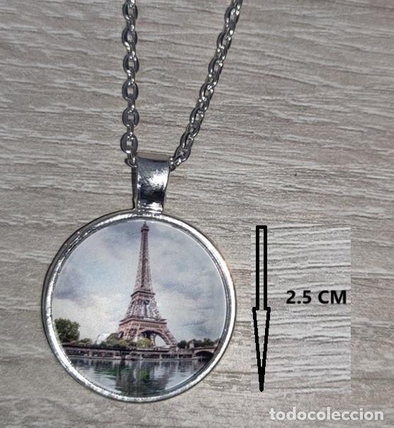 Joyeria: Collar Necklace con cabuch&oacute;n de Torre Eiffel (model 8) - Foto 1