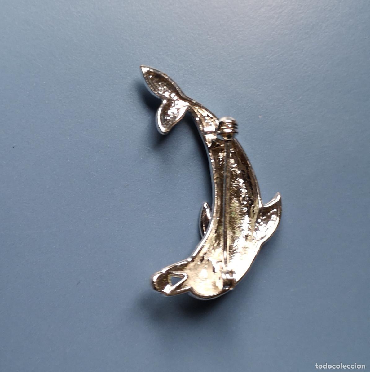 Joyeria: BROCHE PLATEADO CON BRILLANTITOS. SIN USAR. - Foto 2