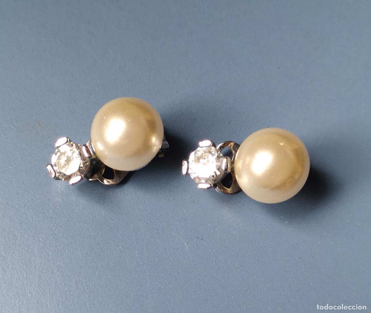 Joyeria: PENDIENTE DE PERLA CON BRILLANTE. SIN USAR. - Foto 1