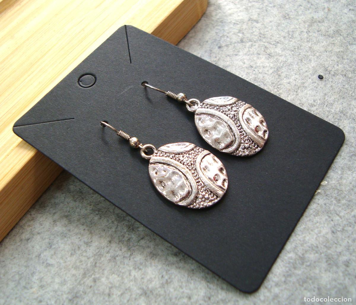 Joyeria: Pendientes color plata, A&ntilde;o 2000, Nuevos - Foto 2
